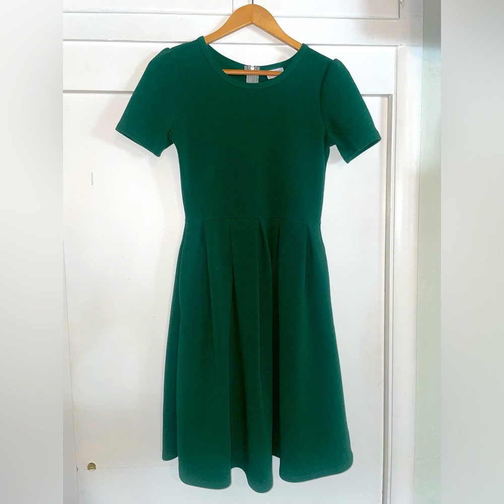 LuLaRoe Casual Dress with pockets. Size small. Green.